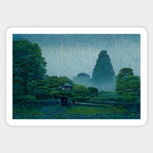 Rainy Evenings Sticker